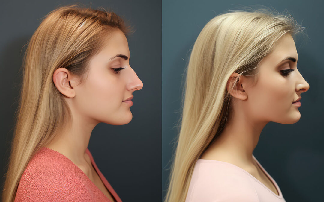 Rhinoplasty before and after photo